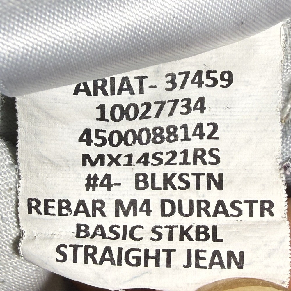 Ariat Rebar M4 Relaxed Fit Bootcut Blue Jeans Mens 32x32 Cowboy Western Wear - Picture 10 of 13